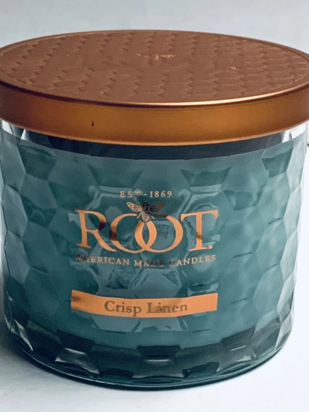 New Root 3 Wick Honeycomb Candle, Crisp Linen 6313137S